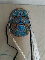 Decorative ceramic wall hanging mask