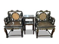 Good Pair of Chinese Late Qing Dynasty Armchairs