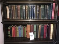antique books in and on lot #195