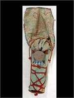 HAND MADE INDIAN DOLL ON CRADLE BOARD