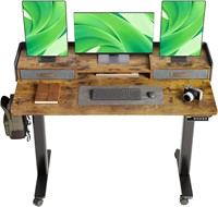 $200  Claiks Standing Desk with Drawers  55 Inch