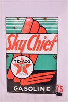 Texaco Sky Chief  gasoline pump sign