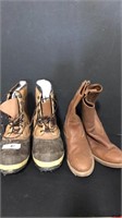 Lot of men's work boots. Men's size 11 work boots