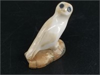Russ Silook ancient ivory owl with large baleen