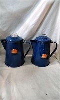 GSI Pioneer Enamelware Percolator