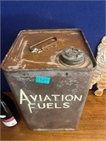 Aviation Fuels Vintage Petrol Can and a Michelin