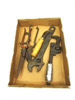 Vintage Tools,Wrench,Shears,Pipe Wrench,Etc