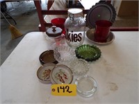 ASSORTED ASH TRAYS & MISC.