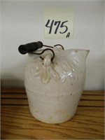 F.H. Weeks Stoneware Harvest Syrup Crock Jug