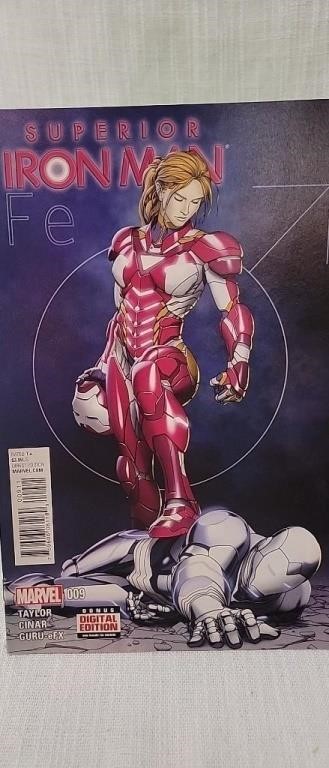 Superior Iron Man Fe comic book