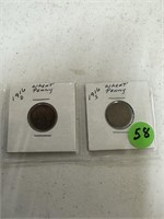 1916 D&S Wheat Pennies Good to Fine