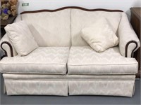 Vintage White Love Seat Couch