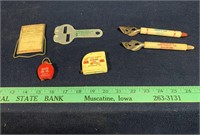 Area Advertisement Items including bottle openers