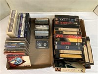 CD’s, DVD’s, Cassettes & VHS Tapes