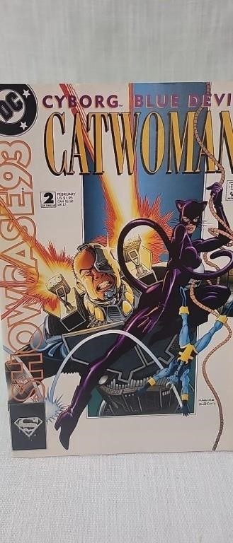 Cyborg Blue Devil Catwoman comic book