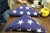 2 Cloth American Flags