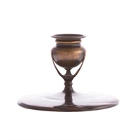 Tiffany bronze candleholder