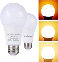 3-Way Led Light Bulbs  50 100 150W  3000K