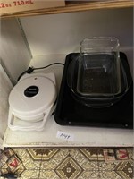 Waffle Maker & Cooking Dishes