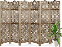 ECOMEX Carved Dividers  6 Panel  Retro Brown