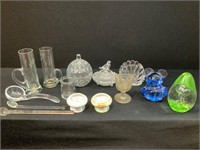 Glass Collectibles-Paperweights Mini Vases