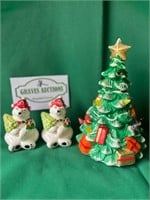 Polar Bear Salt & Pepper & Christmas Tree