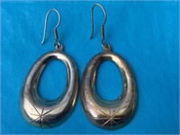 Sterling Silver Pierced Earrings 15.77 Grams