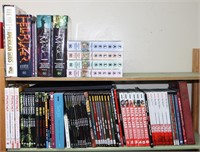 (2) Shelves of American Graphic Novels