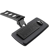 HUANUO Keyboard Tray Under Desk, 360 Adjustable