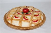Ceramic Apple Pie Plate with Matching cover
