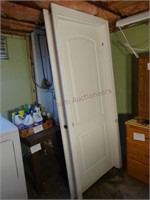 Right Hand White Door with Frame