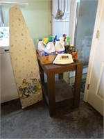 Ironing Board, Iron, Cleaning Supplies