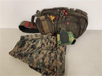 Camo  ise Gaurd, Pants and Backpack