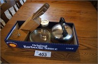 Knife Block / Tea Kettle Lot