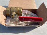 C&C Brass Ball Valve - Set of 3