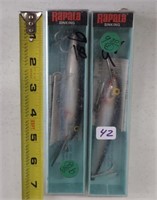 2 Rapala Fishing Lures CD-11 S MAG-new in pkgs.