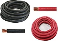 6 Gauge 6 AWG 10 Feet Black + 10 Feet Red Welding