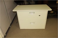 Two drawer desk with top 46" x 24" x 30"