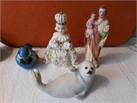 4 Figurines Tilso, Franklin Mint, Goebel