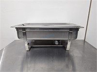 STAINLESS STEEL CHAFING DISH W/ NOTCHED LID