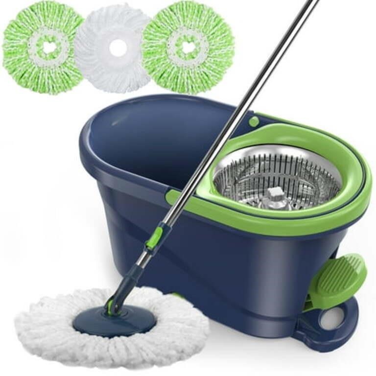 SUGARDAY Spin Mop & Bucket with Wringer Set  Heavy