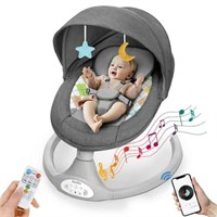 25.6 x 25.6 x 28.1  Bioby Electric Baby Swing with