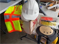 Hard Hats, Knee Pad, XL Safety Vests, Gloves