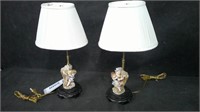 2 SMALL FIGURAL LAMPS