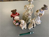 Six Assorted Figurines