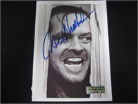 Jack Nicholson Signed Post Card Heritage COA