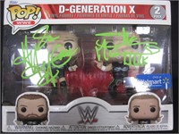 Triple H & Michaels Signed Funko Pop Heritage COA