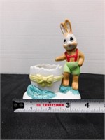vintage Interpur Easter Bunny Egg Cup