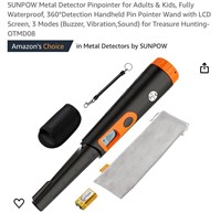 SUNPOW Metal Detector Pinpointer for Adults