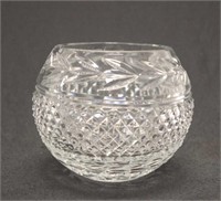 Waterford crystal "Glandore" rose bowl vase